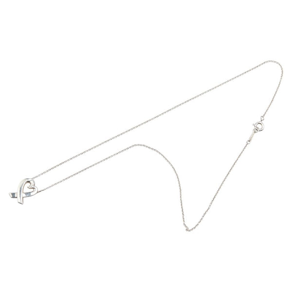 ティファニー ラビングハート ネックレス SV925 シルバー レディース TIFFANY&Co. 【中古】