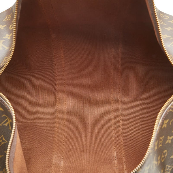 ルイ ヴィトン モノグラム キーポル50 ボストンバッグ ハンドバッグ M41426 ブラウン PVC レザー レディース LOUIS VUITTON 【中古】