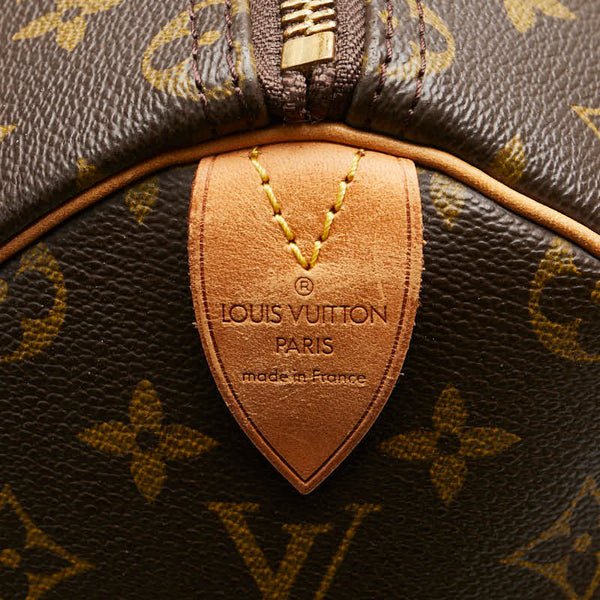 ルイ ヴィトン モノグラム キーポル50 ボストンバッグ ハンドバッグ M41426 ブラウン PVC レザー レディース LOUIS VUITTON 【中古】