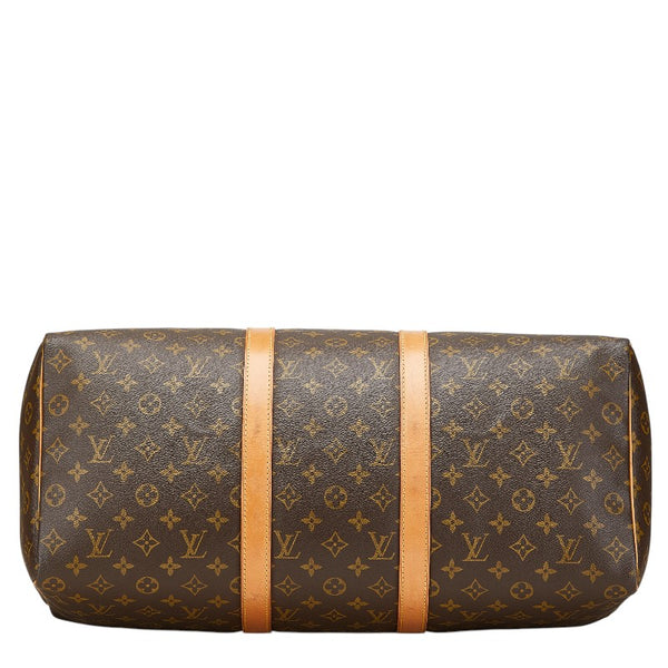 ルイ ヴィトン モノグラム キーポル50 ボストンバッグ ハンドバッグ M41426 ブラウン PVC レザー レディース LOUIS VUITTON 【中古】