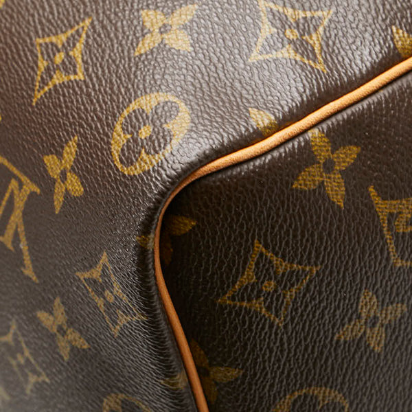 ルイ ヴィトン モノグラム キーポル50 ボストンバッグ ハンドバッグ M41426 ブラウン PVC レザー レディース LOUIS VUITTON 【中古】