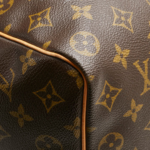ルイ ヴィトン モノグラム キーポル50 ボストンバッグ ハンドバッグ M41426 ブラウン PVC レザー レディース LOUIS VUITTON 【中古】