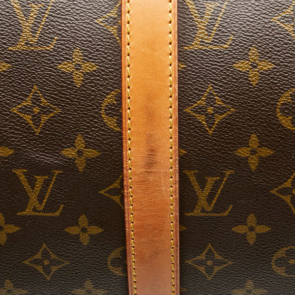 ルイ ヴィトン モノグラム キーポル50 ボストンバッグ ハンドバッグ M41426 ブラウン PVC レザー レディース LOUIS VUITTON 【中古】