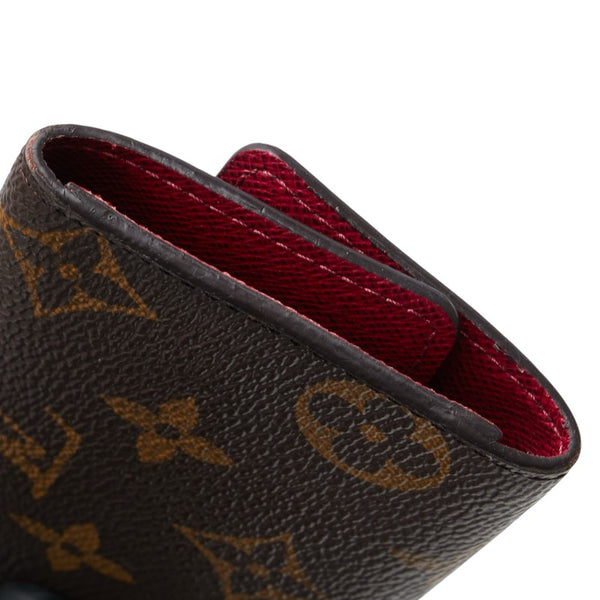 ルイ ヴィトン モノグラム ミュルティクレ6 6連 キーケース M62630 ブラウン フューシャ PVC レザー レディース LOUIS VUITTON 【中古】