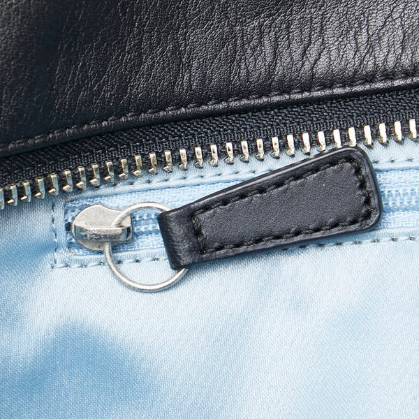 コーチ イーストウエスト トートバッグ ショルダーバッグ F17722 ブラック レザー レディース COACH 【中古】