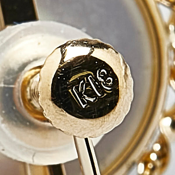 K18YG イエローゴールド マベパール11.5mm イヤリング レディース 【中古】