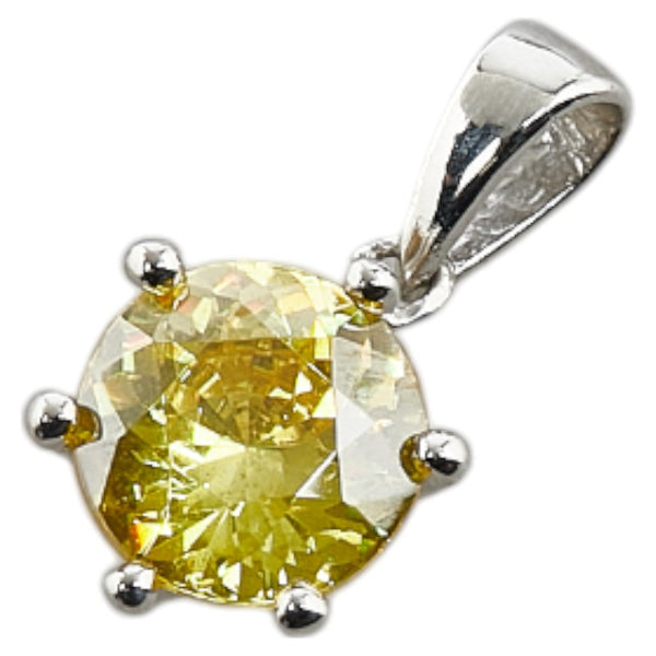 Pt900 プラチナ スファレライト1.63ct ペンダントトップ レディース 【中古】