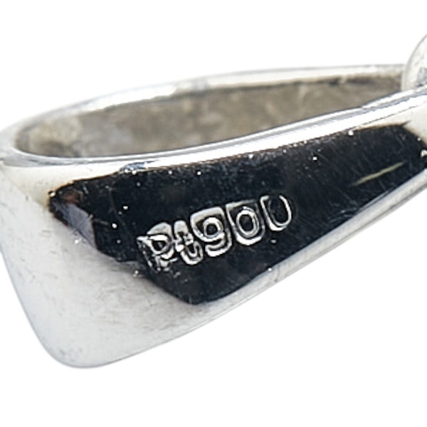 Pt900 プラチナ スファレライト1.63ct ペンダントトップ レディース 【中古】