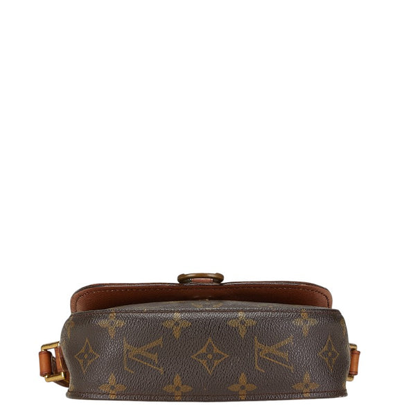 ルイ ヴィトン モノグラム ミニ サンクルー ショルダーバッグ M51244 ブラウン PVC レザー レディース LOUIS VUITTON 【中古】