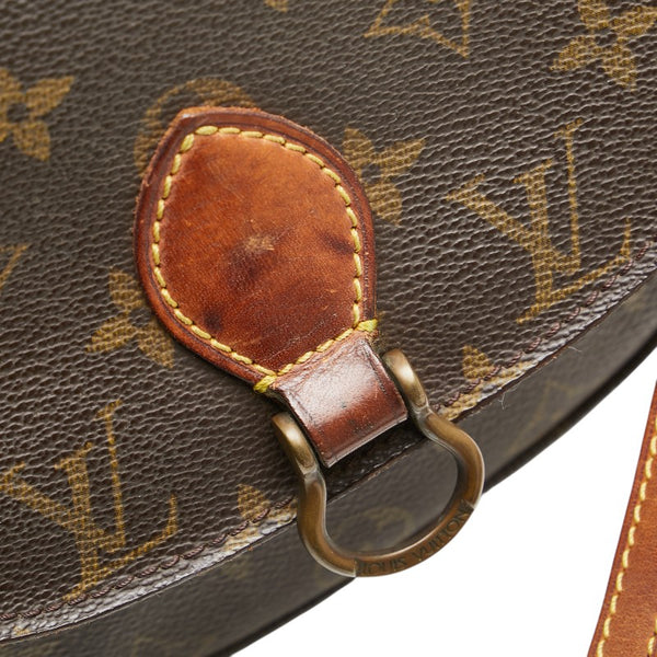 ルイ ヴィトン モノグラム ミニ サンクルー ショルダーバッグ M51244 ブラウン PVC レザー レディース LOUIS VUITTON 【中古】