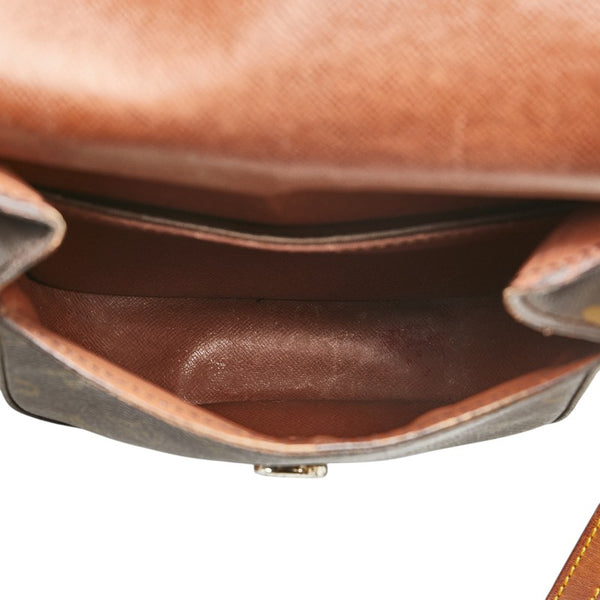 ルイ ヴィトン モノグラム ミニ サンクルー ショルダーバッグ M51244 ブラウン PVC レザー レディース LOUIS VUITTON 【中古】