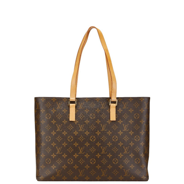 ルイ ヴィトン モノグラム ルコ トートバッグ ショルダーバッグ  M51155 ブラウン PVC レザー レディース LOUIS VUITTON 【中古】