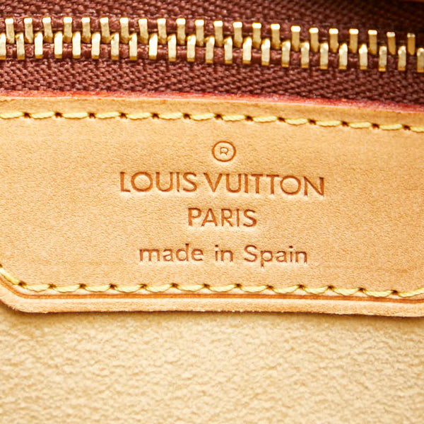 ルイ ヴィトン モノグラム ルコ トートバッグ ショルダーバッグ  M51155 ブラウン PVC レザー レディース LOUIS VUITTON 【中古】