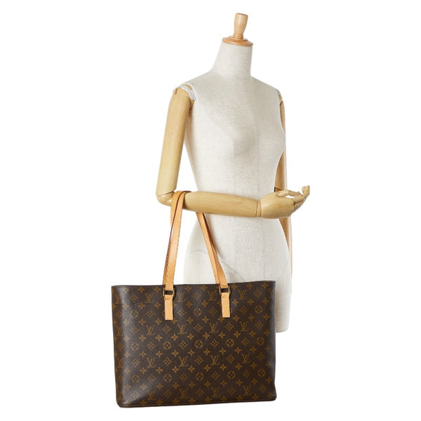 ルイ ヴィトン モノグラム ルコ トートバッグ ショルダーバッグ  M51155 ブラウン PVC レザー レディース LOUIS VUITTON 【中古】