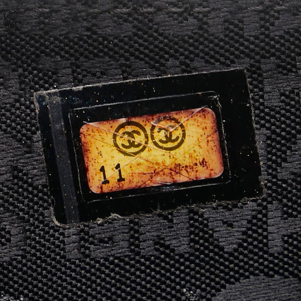 シャネル ココマーク 長財布 ブラック ブラウン レザー レディース CHANEL 【中古】