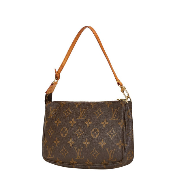ルイ ヴィトン モノグラム ポシェット アクセソワール ショルダーバッグ M51980 ブラウン PVC レザー レディース LOUIS VUITTON 【中古】