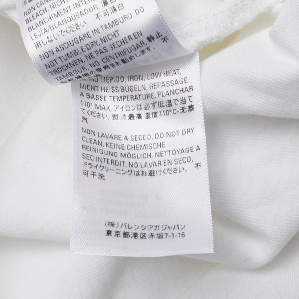 バレンシアガ 21SS LOVE EARTH プラネットプリント ダブルスリーブ Tシャツ サイズ：XXS 657059 ホワイト マルチカラー コットン メンズ BALENCIAGA 【中古】