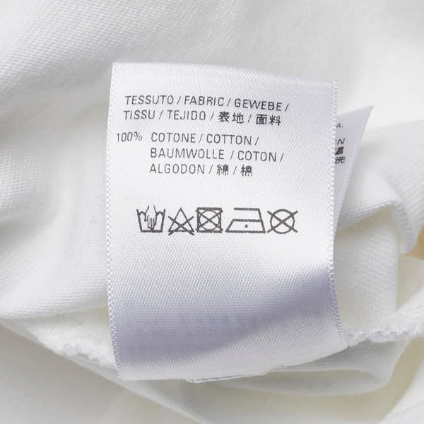 バレンシアガ 21SS LOVE EARTH プラネットプリント ダブルスリーブ Tシャツ サイズ：XXS 657059 ホワイト マルチカラー コットン メンズ BALENCIAGA 【中古】