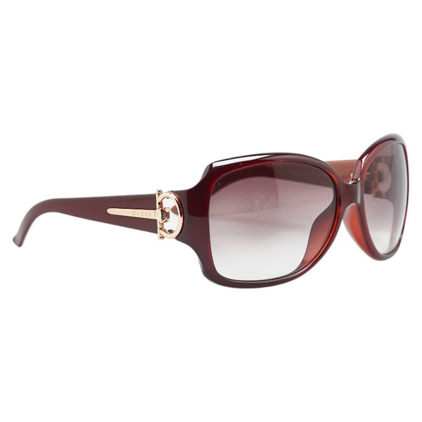 グッチ サングラス GG3115/F/S ブラウン ゴールド プラスチック レディース GUCCI 【中古】
