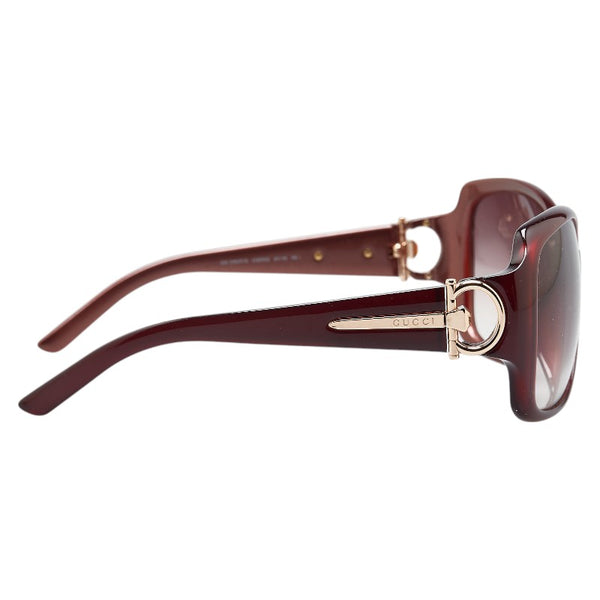 グッチ サングラス GG3115/F/S ブラウン ゴールド プラスチック レディース GUCCI 【中古】