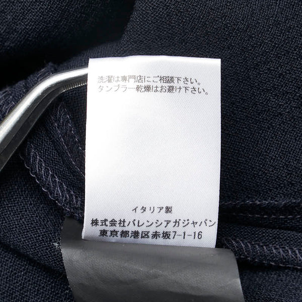 バレンシアガ チュニック サイズ：34 ブラック ネイビー レーヨン レディース BALENCIAGA 【中古】