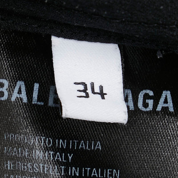 バレンシアガ フラワー 花柄 イージーパンツ サイズ：34 ブラック イエロー シルク レディース BALENCIAGA 【中古】