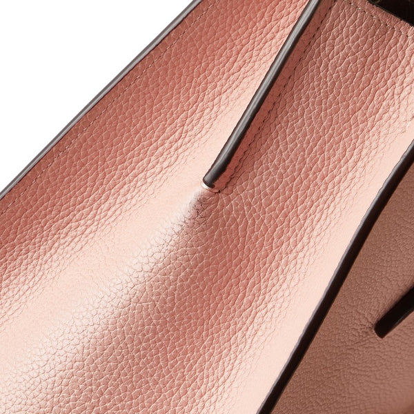 コーチ チャーリー キャリーオール ハンドバッグ ショルダーバッグ 2WAY 25137 ピンク レザー レディース COACH 【中古】