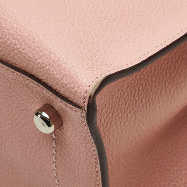 コーチ チャーリー キャリーオール ハンドバッグ ショルダーバッグ 2WAY 25137 ピンク レザー レディース COACH 【中古】