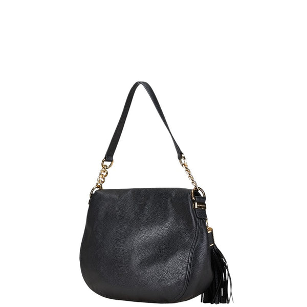 マイケルコース タッセル ハンドバッグ ショルダーバッグ 2WAY ブラック レザー レディース Michael Kors 【中古】