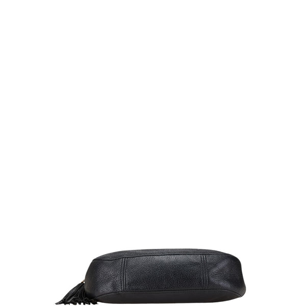 マイケルコース タッセル ハンドバッグ ショルダーバッグ 2WAY ブラック レザー レディース Michael Kors 【中古】