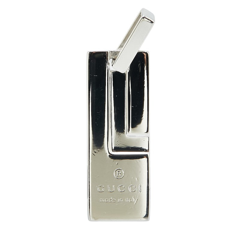 グッチ ロゴ プレート ペンダントトップ SV925 シルバー レディース GUCCI 【中古】