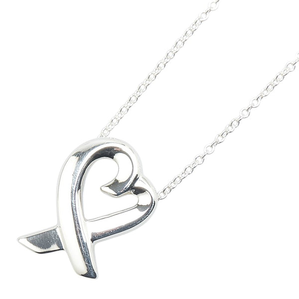 ティファニー SV925 シルバー ラビングハート ネックレス レディース TIFFANY&Co. 【中古】