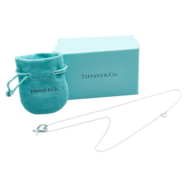 ティファニー SV925 シルバー ラビングハート ネックレス レディース TIFFANY&Co. 【中古】