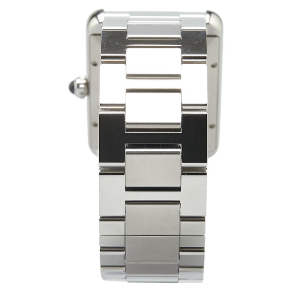 カルティエ タンクソロ XL  腕時計 W5200028 自動巻き シルバー文字盤 ステンレススチール メンズ CARTIER 【中古】