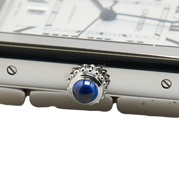 カルティエ タンクソロ XL  腕時計 W5200028 自動巻き シルバー文字盤 ステンレススチール メンズ CARTIER 【中古】