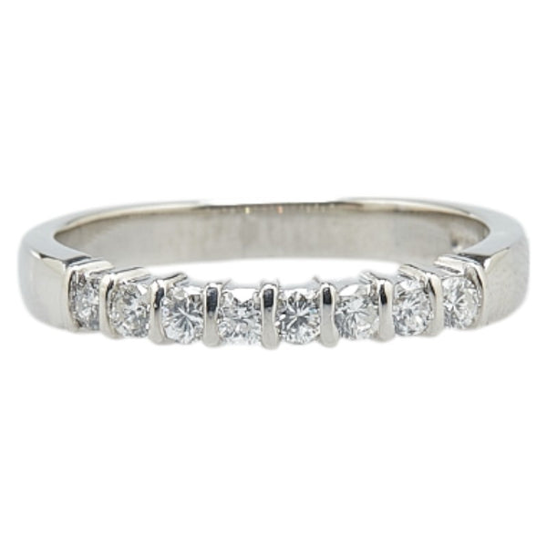 Pt900 プラチナ ダイヤ0.33ct リング 指輪 レディース 11号 【中古】