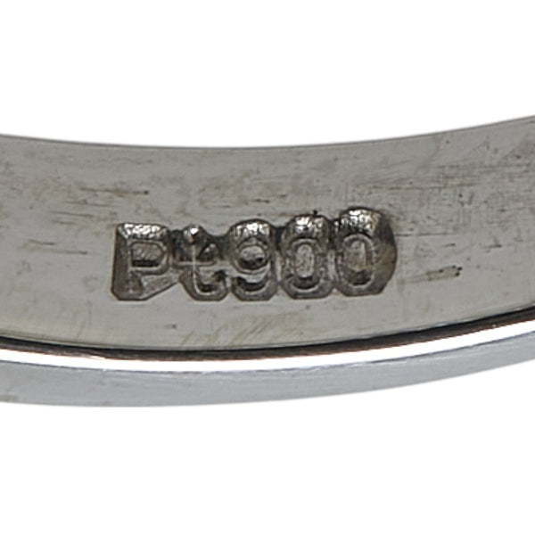 Pt900 プラチナ ダイヤ0.33ct リング 指輪 レディース 11号 【中古】