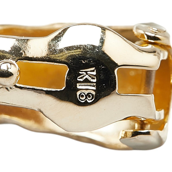 K18YG イエローゴールド マベパール16.3mm サファイヤ ペンダントトップ レディース 【中古】