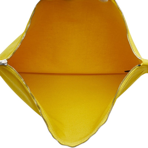 エルメス ボラボラ ポーチ３点セット イエロー コットン レディース HERMES 【中古】