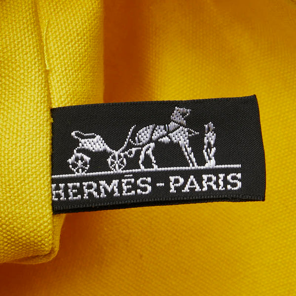 エルメス ボラボラ ポーチ３点セット イエロー コットン レディース HERMES 【中古】