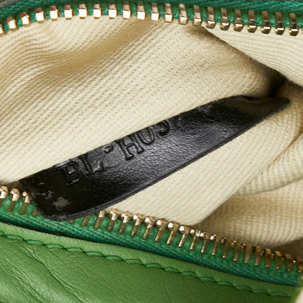 ヴァレンチノ スタッズ ハンドバッグ ショルダーバッグ 2WAY ピンク グリーン レザー レディース Valentino 【中古】