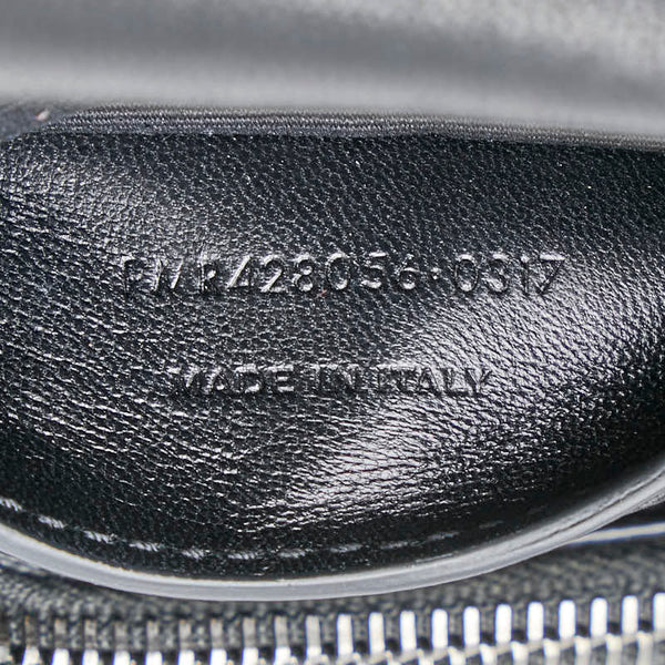 サンローラン YSL モノグラム カレッジ キルティング ハンドバッグ ショルダーバッグ 2WAY 428056 ブラック レザー レディース SAINT LAURENT 【中古】