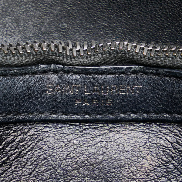 サンローラン YSL モノグラム カレッジ キルティング ハンドバッグ ショルダーバッグ 2WAY 428056 ブラック レザー レディース SAINT LAURENT 【中古】