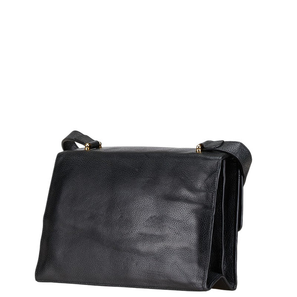 グッチ ズゥミ ショルダーバッグ 576388 ブラック レザー レディース GUCCI 【中古】