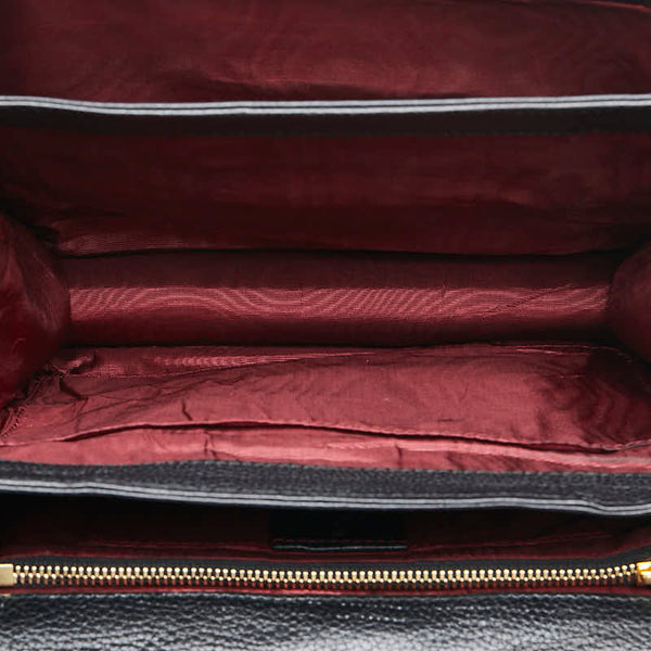 グッチ ズゥミ ショルダーバッグ 576388 ブラック レザー レディース GUCCI 【中古】