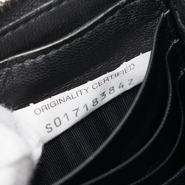 ボッテガヴェネタ イントレチャート ポーチ ブラック レザー レディース BOTTEGAVENETA 【中古】