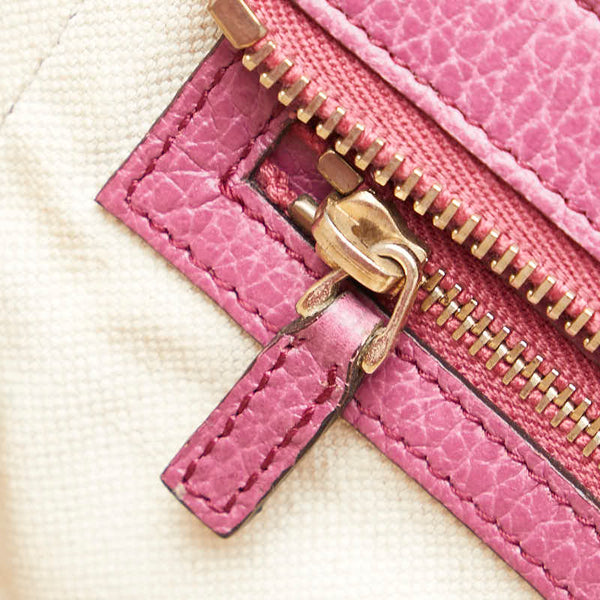 グッチ スウィング ハンドバッグ ショルダーバッグ 2WAY 368827 ピンク レザー レディース GUCCI 【中古】