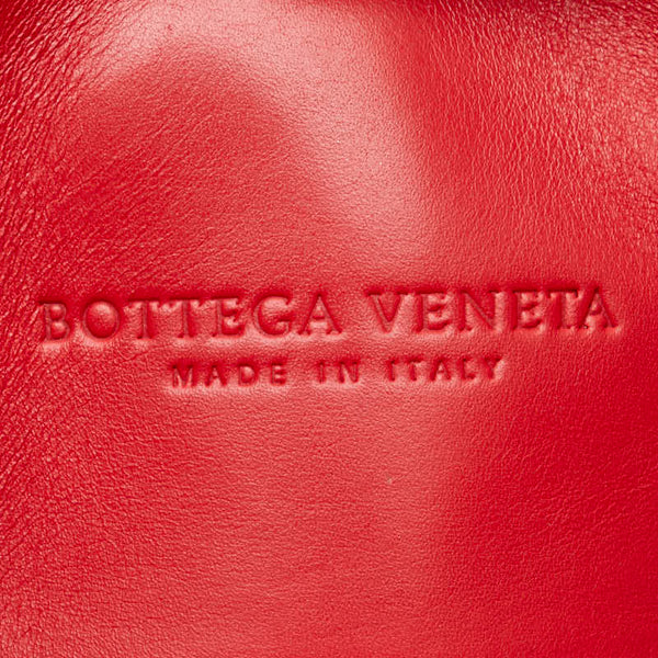 ボッテガヴェネタ イントレチャート ハンドバッグショルダーバッグ2WAY レッド レザー レディース BOTTEGAVENETA 【中古】