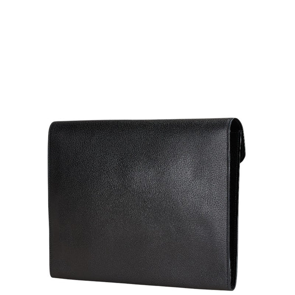 グッチ セカンドバッグ 016 0062 ブラック レザー レディース GUCCI 【中古】