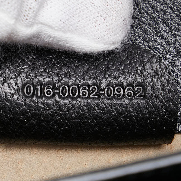 グッチ セカンドバッグ 016 0062 ブラック レザー レディース GUCCI 【中古】